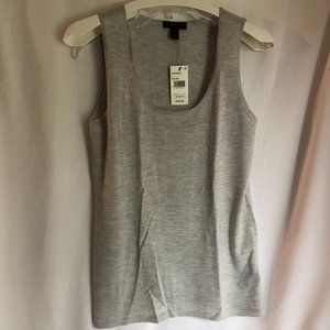 NWT sz-L SAKS FIFTH AVENUE Cashmere shell tank top